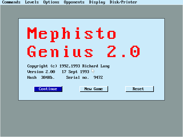 Mephisto Genius 2 abandonware